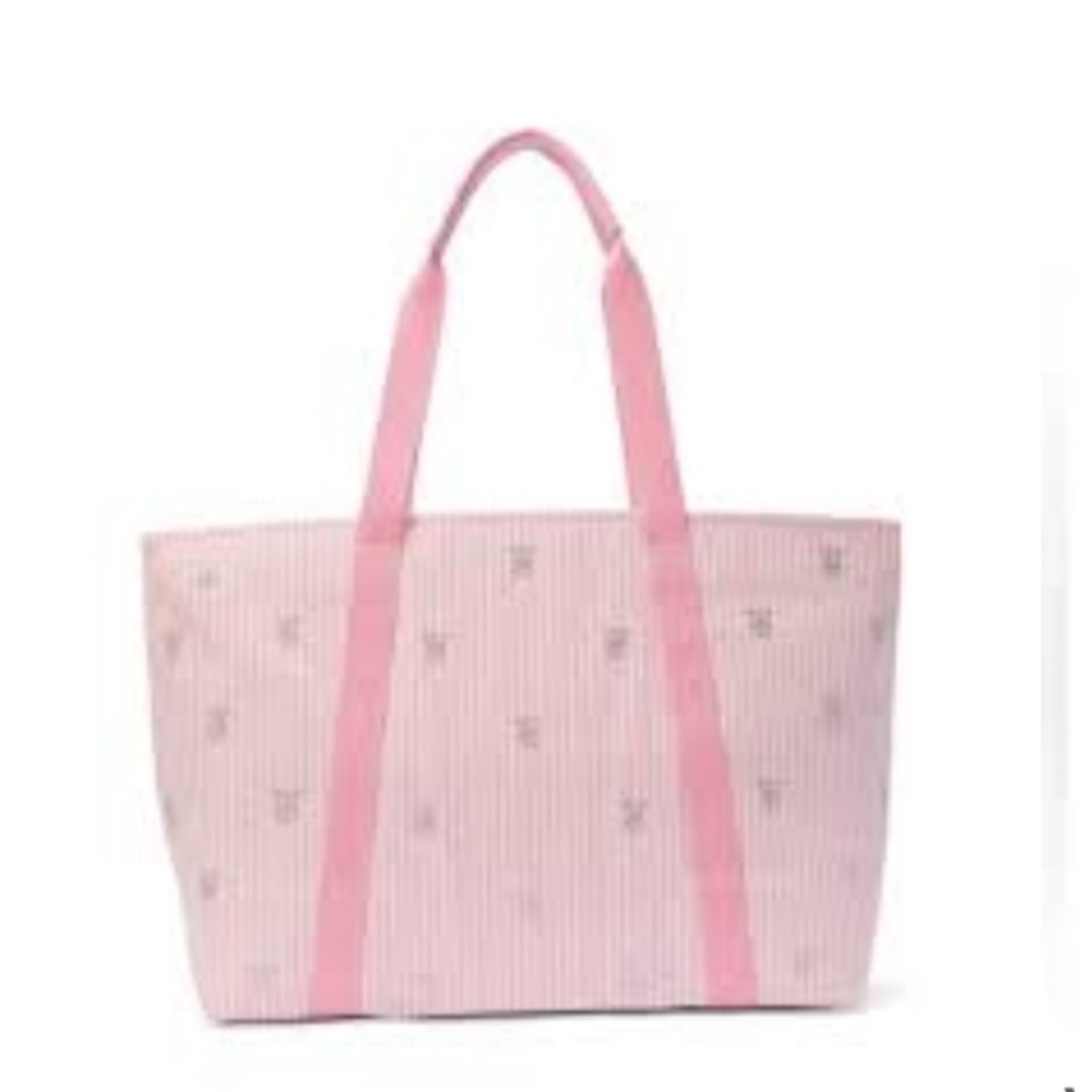 Victoria’s Secret Pink Striped Tote Bag
